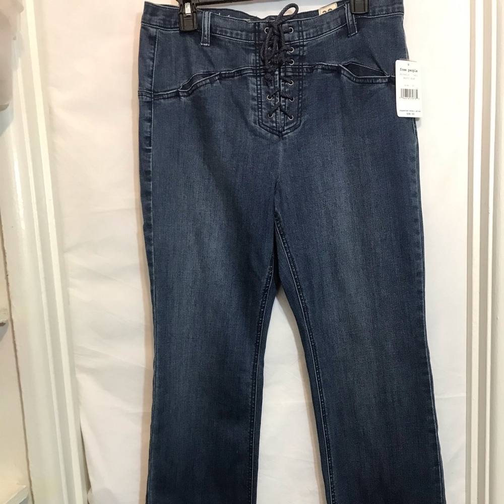 Free People Eva Lace-Up Bootcut Jeans (Bonus Jewelry included ‼️) - Picture 7 of 16
